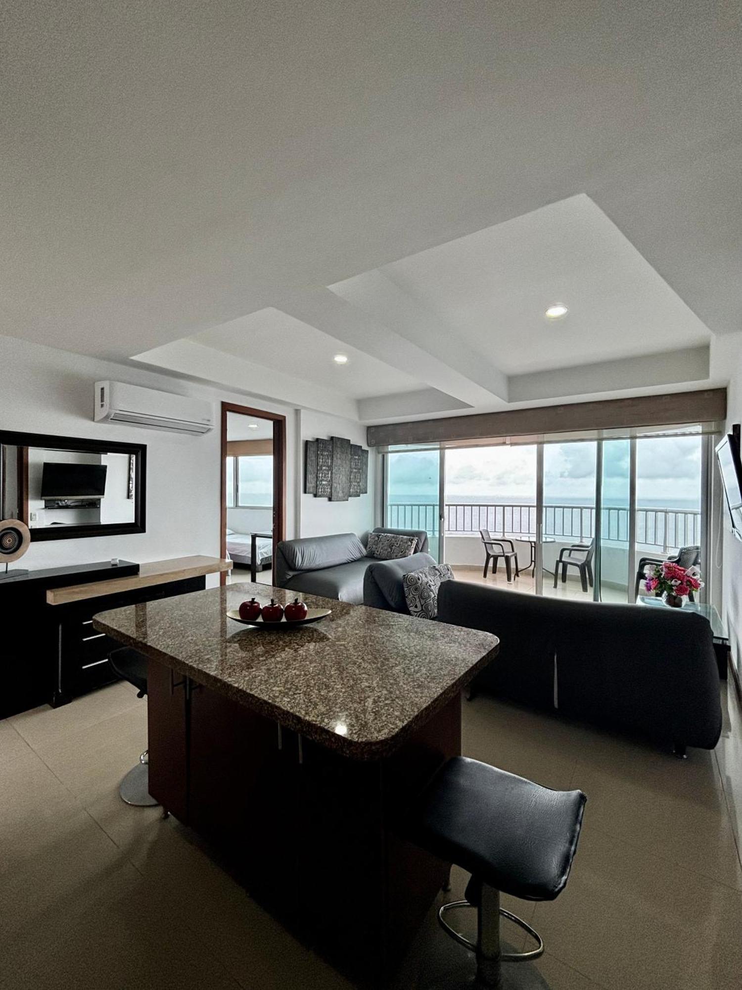 Paraiso En Bocagrande Con Vista Al Mar Cartagena Ngoại thất bức ảnh