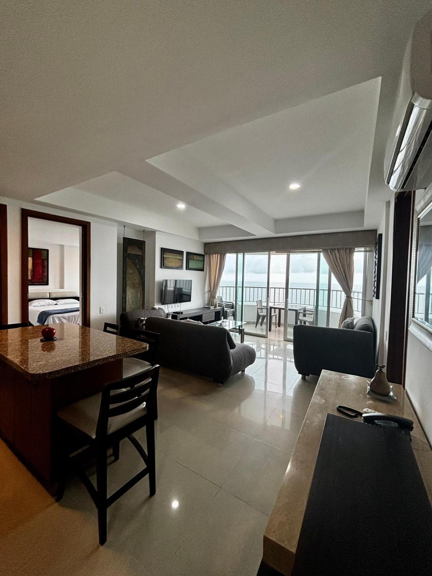 Paraiso En Bocagrande Con Vista Al Mar Cartagena Ngoại thất bức ảnh